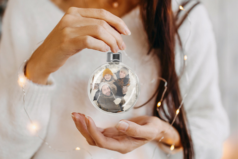 Boule de Noël personnalisée